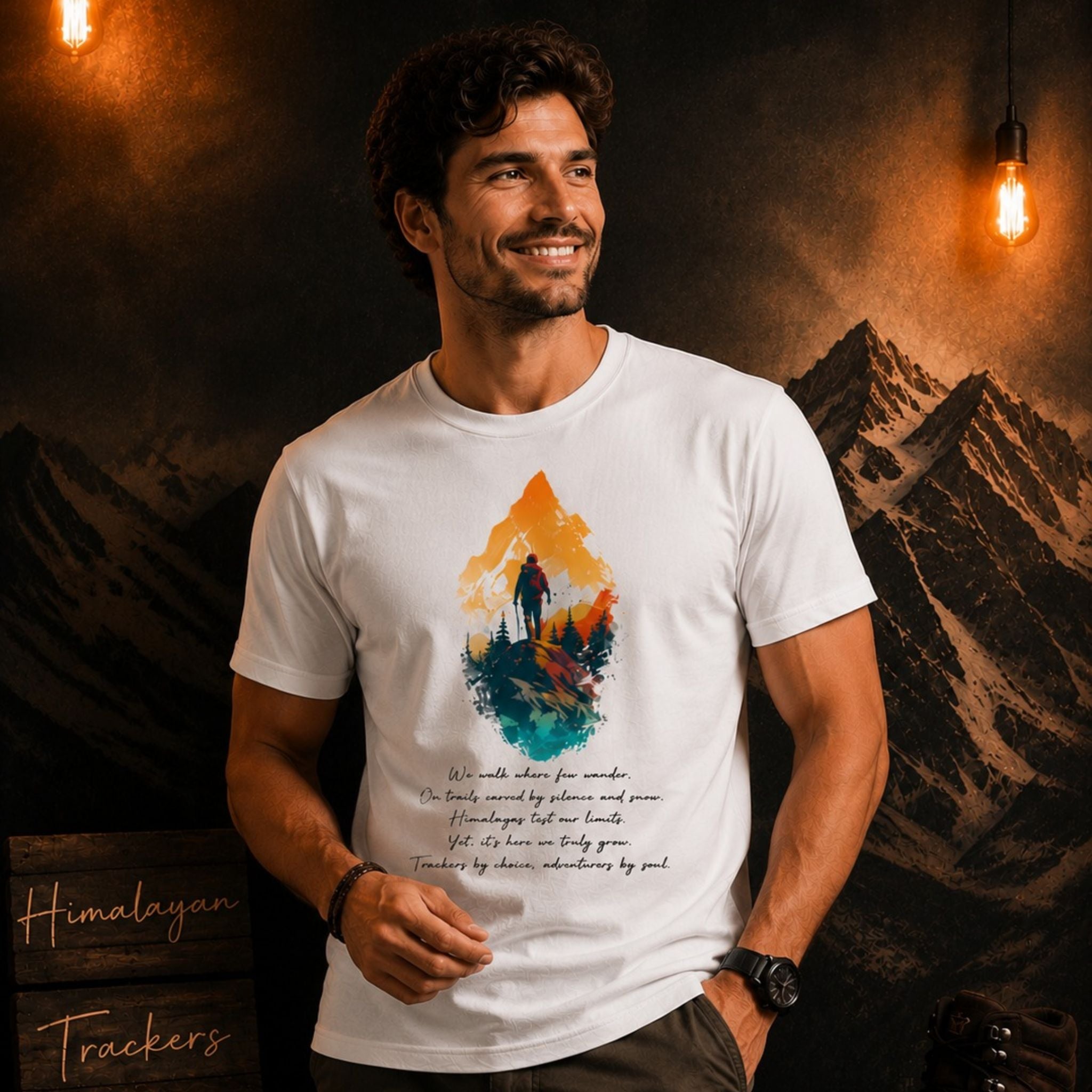 Himalayan Trackers Adventure Graphic T-Shirt for Men