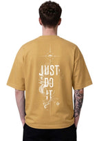Beige Just Do It  T-Shirt