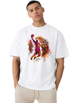 White Basket Ball T-shirt