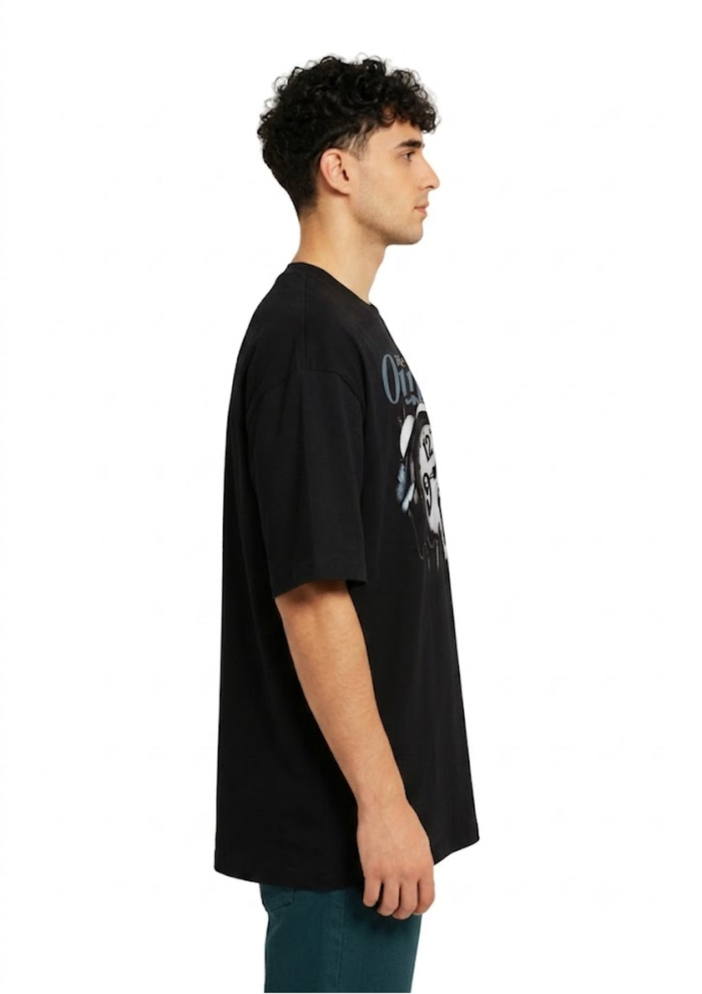 Black Out of Time Oversized T-Shirt