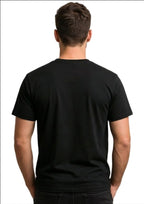 Black Red Printed T-shirt