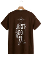 Brown Just Do it T-shirt