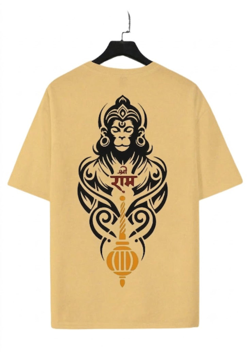 Beige Hanuman T-shirt