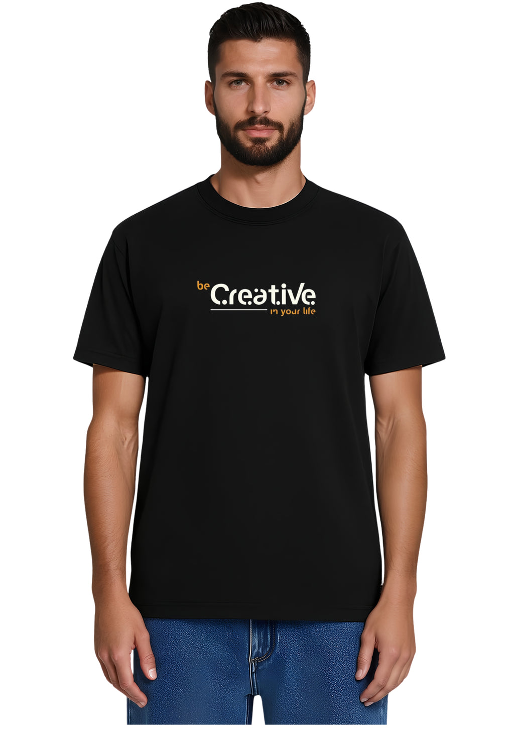Black Creative T-shirt