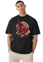 Black Basket Ball T-shirt