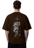Brown Just Do it T-shirt