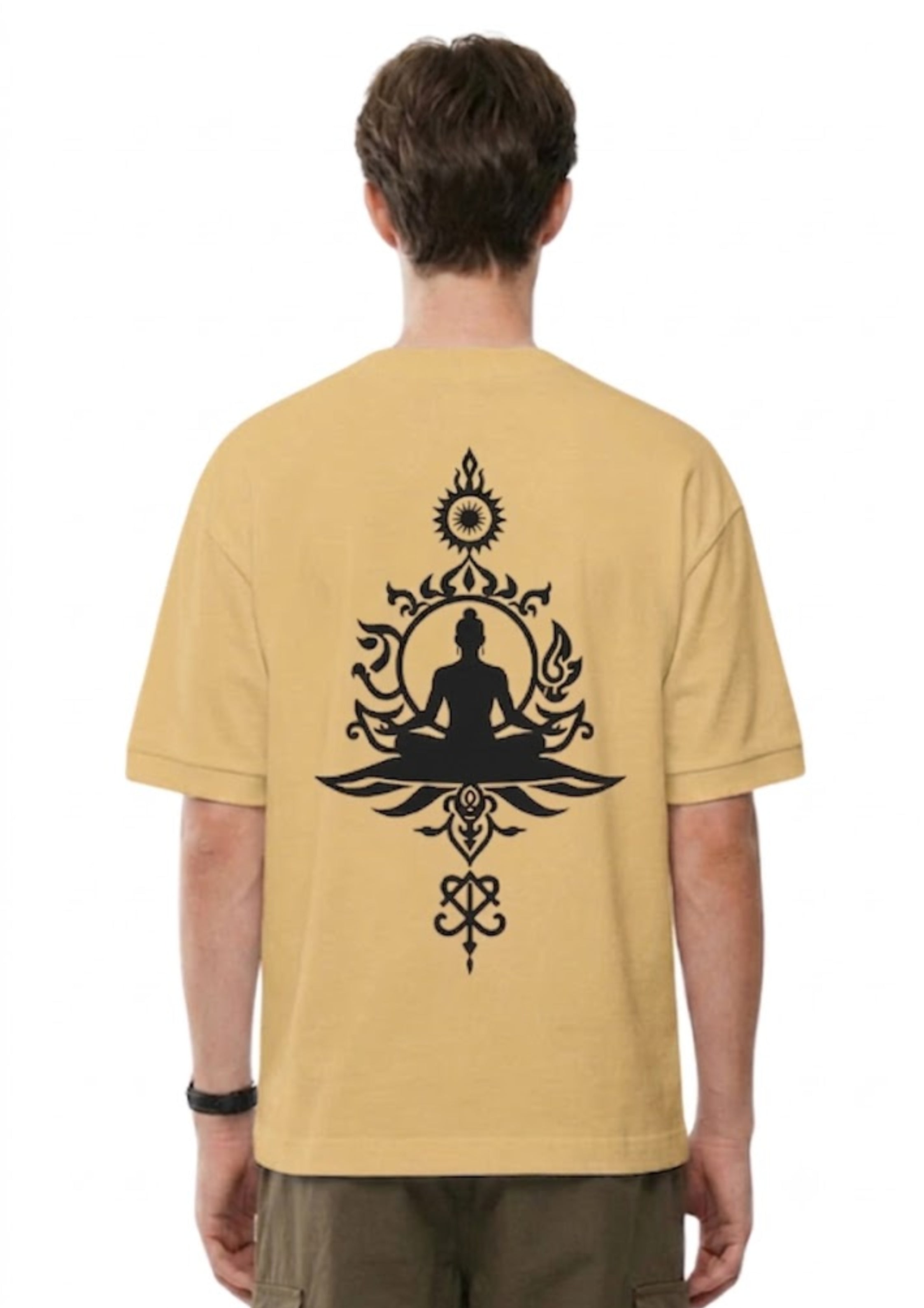 Beige Yoga T-shirt