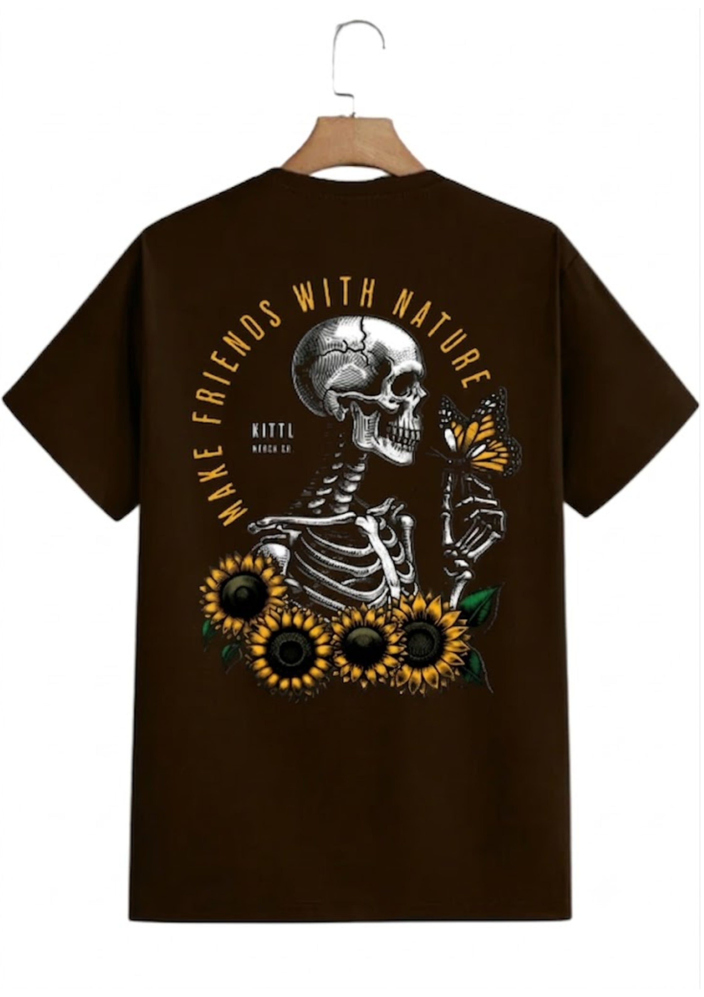 Brown Skeleton T-shirt