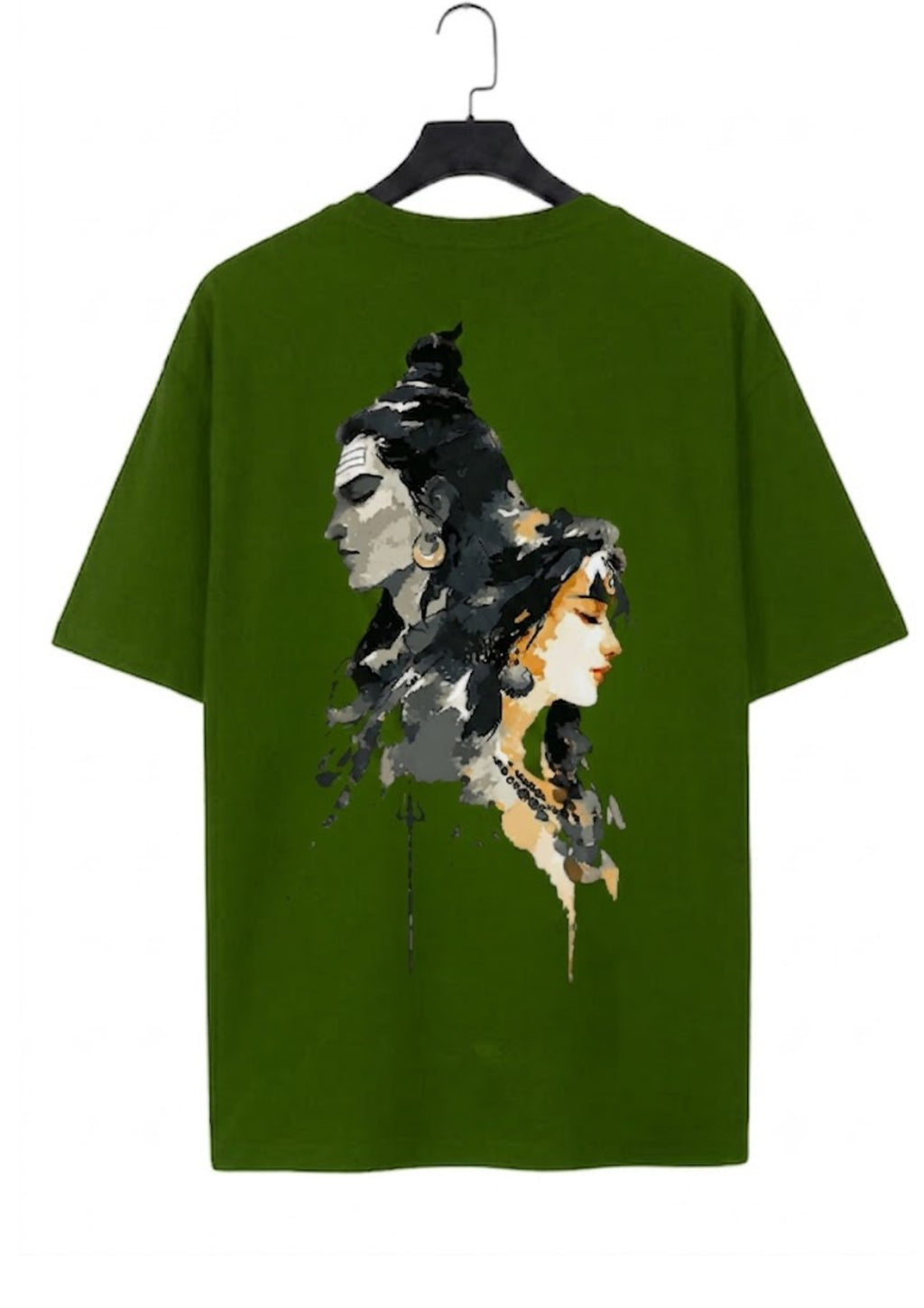 Green Shiv-Paravati T-shirt