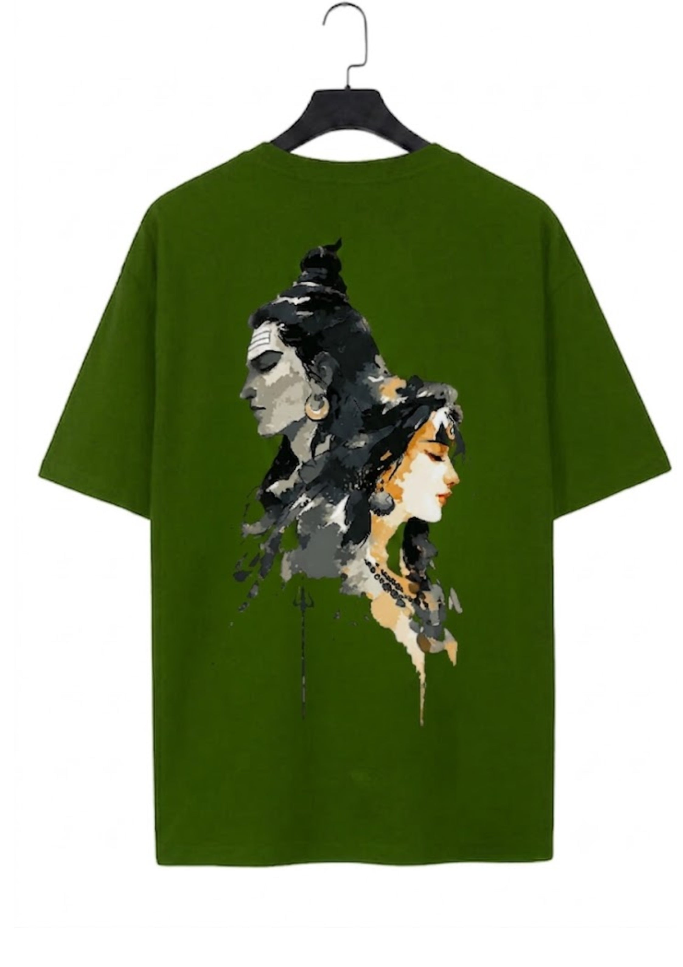Green Shiv-Paravati T-shirt