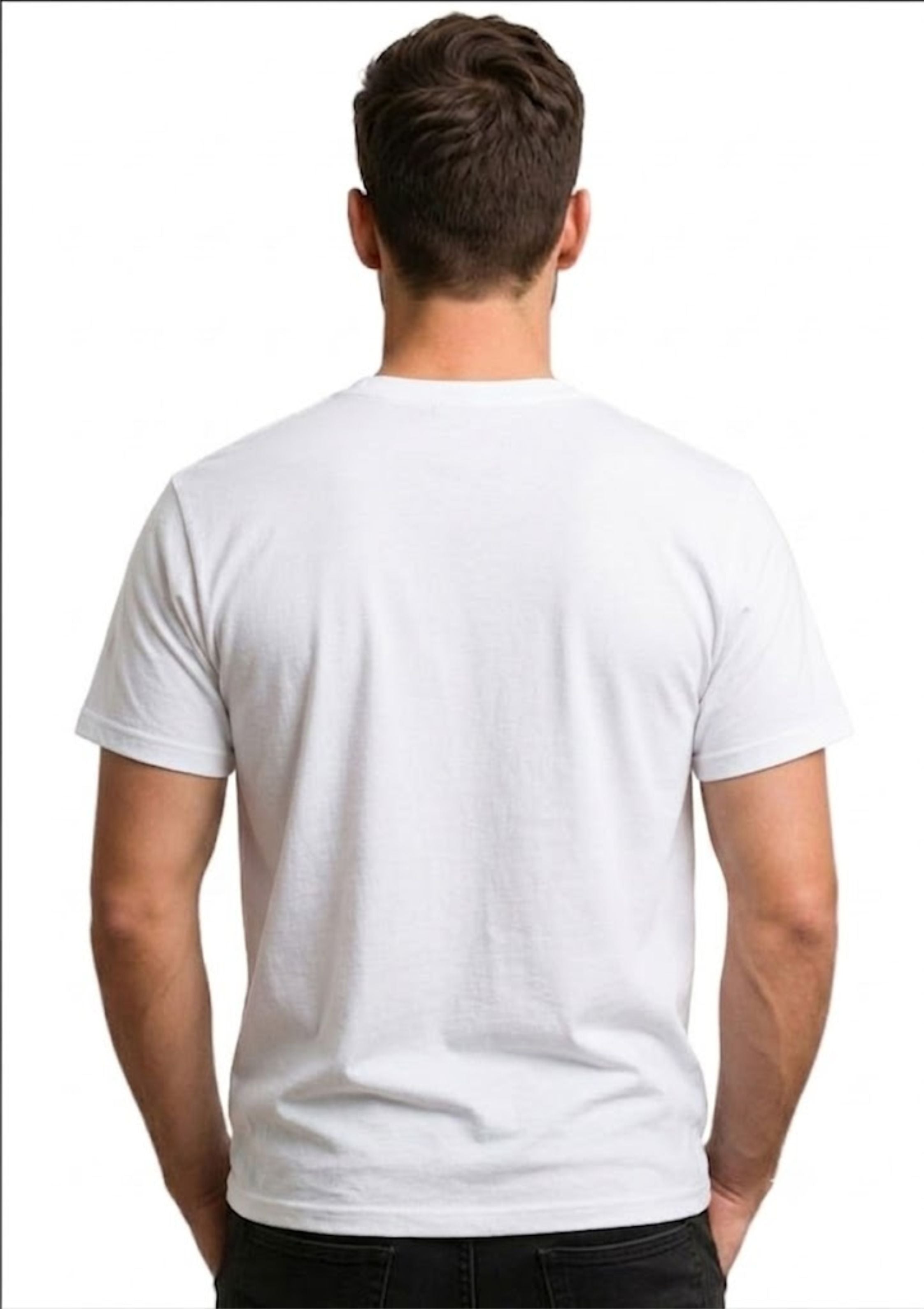 white Red Printed T-shirt
