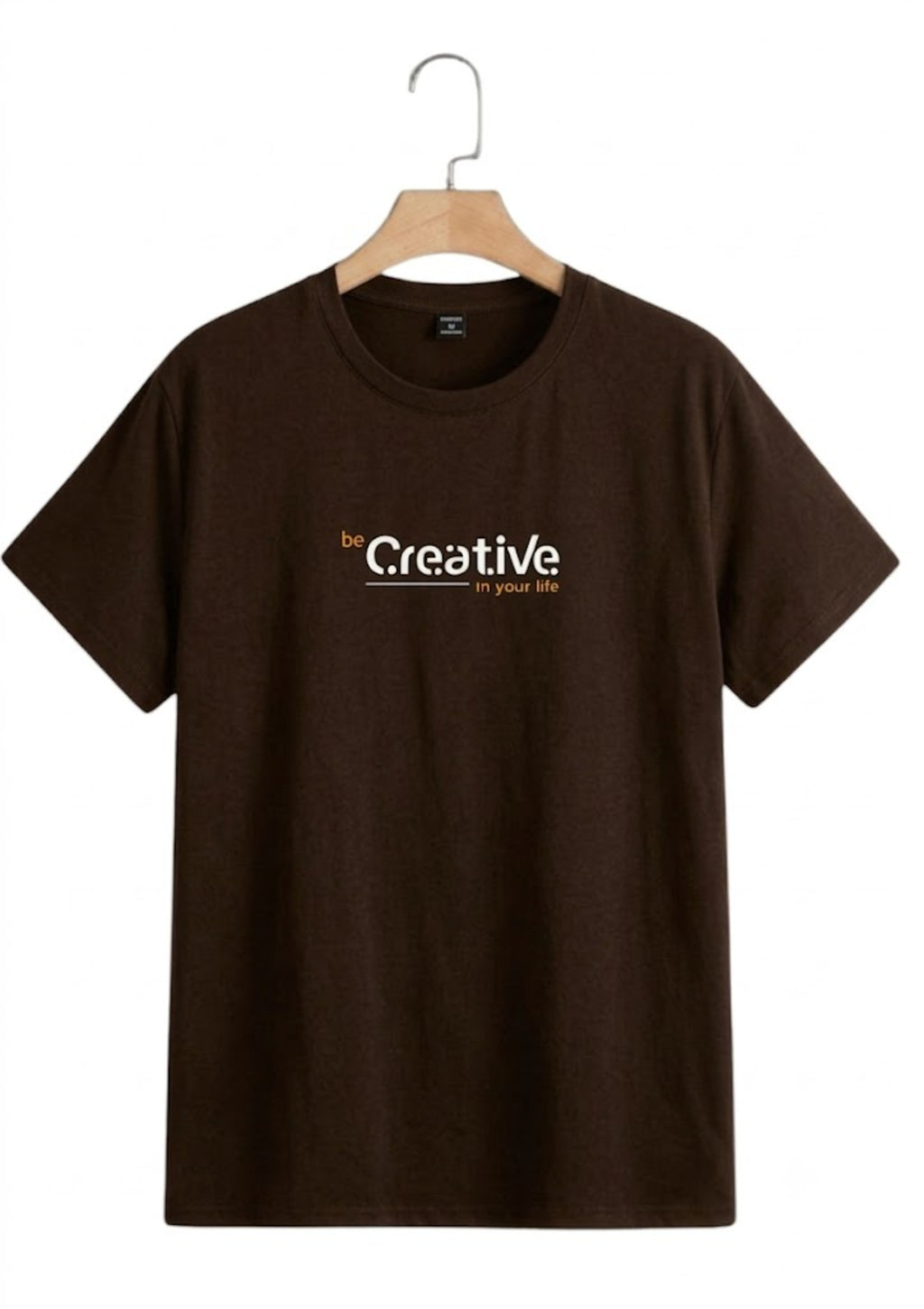 Brown Creative T-shirt