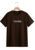 Brown Creative T-shirt