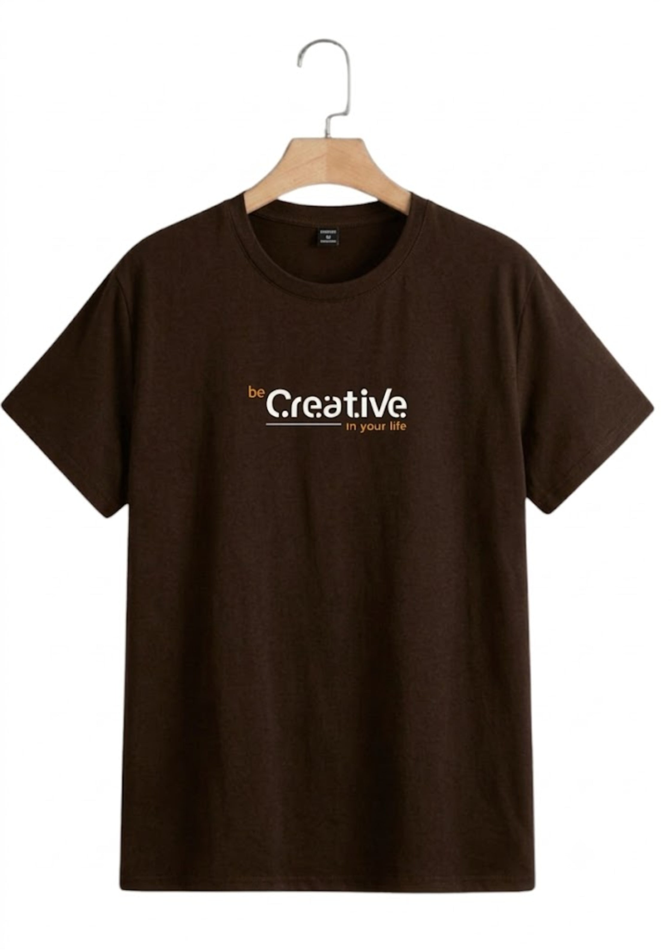 Brown Creative T-shirt