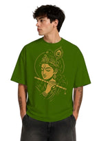 Green Krishna T-Shirt