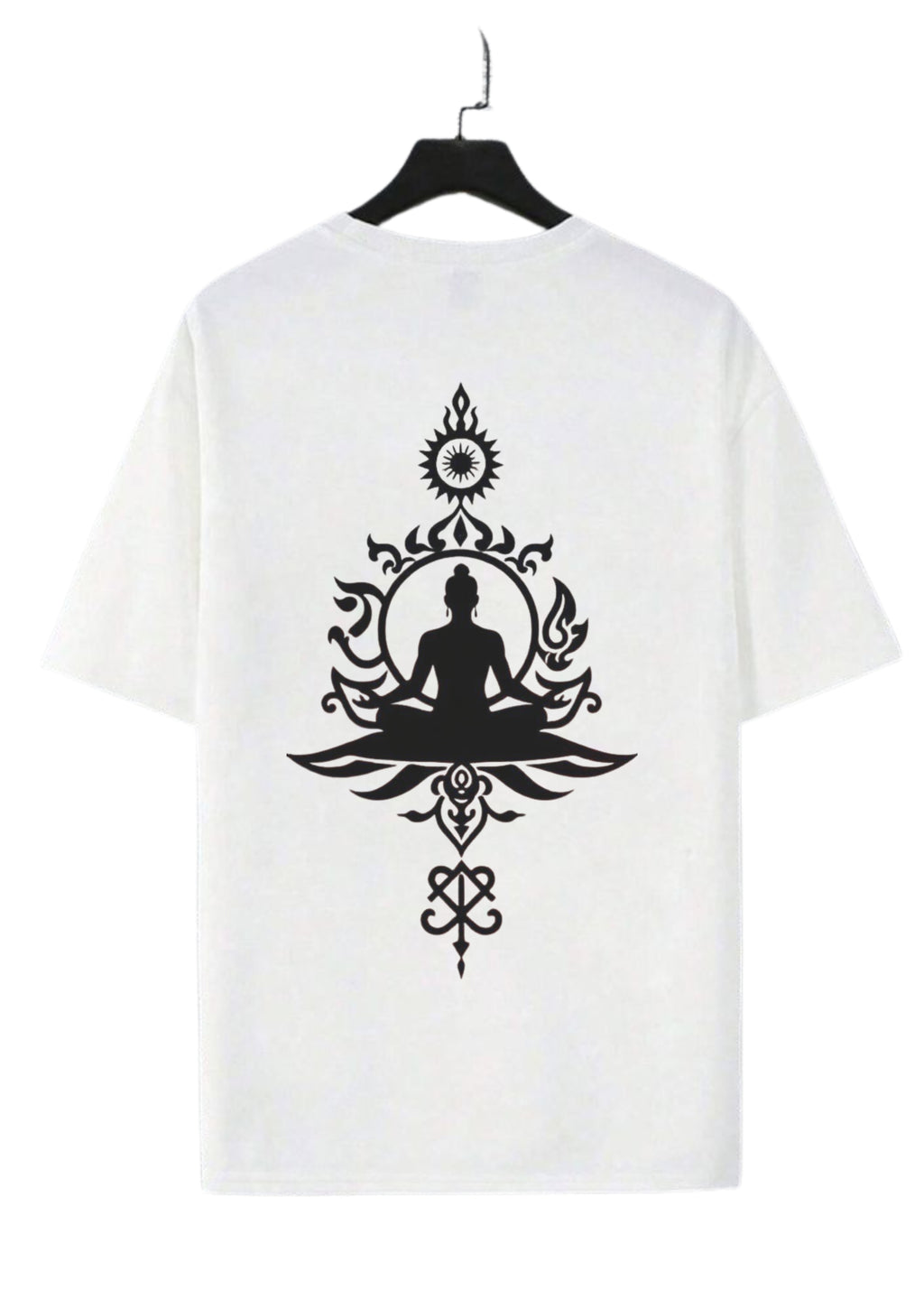 White Yoga T-shirt