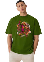 Green Basket Ball T-shirt