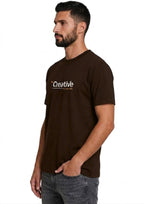 Brown Creative T-shirt