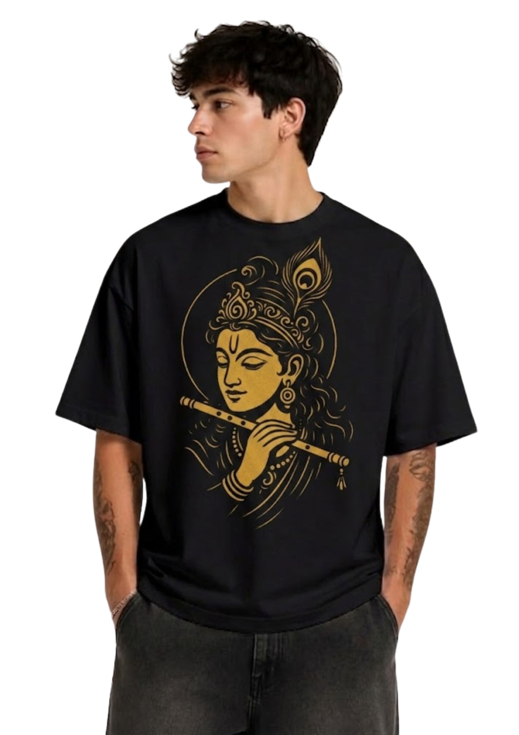 Black Krishna T-shirt