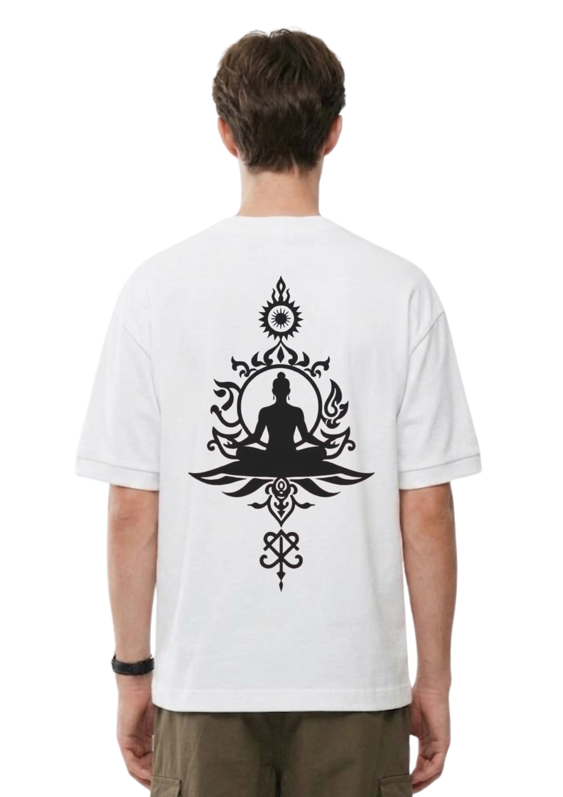 White Yoga T-shirt