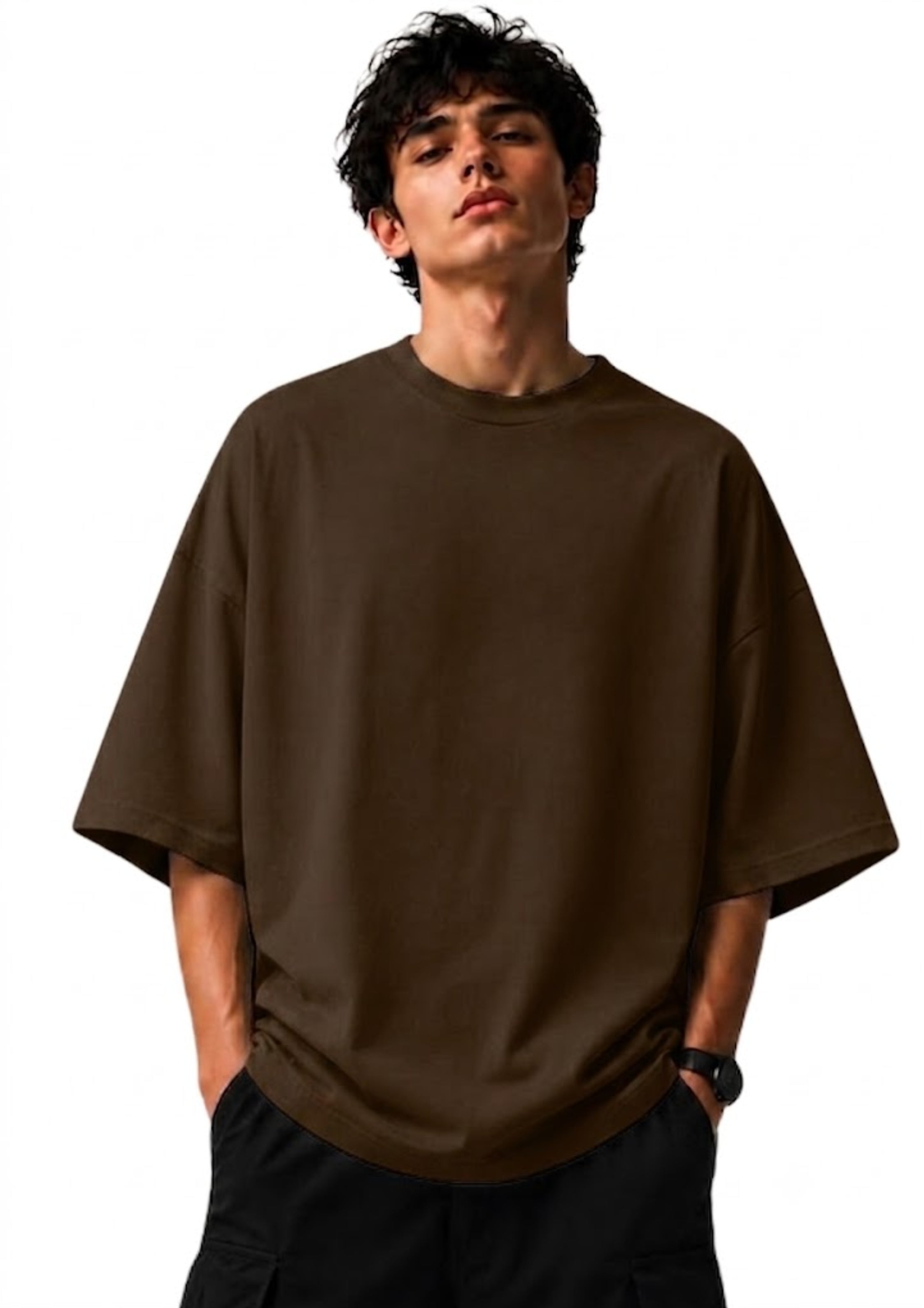 Brown Divine Ascension Oversized T-Shirt