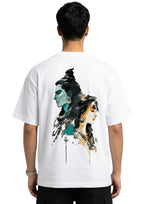 White Shiv-Paravati T-shirt