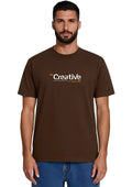 Brown Creative T-shirt