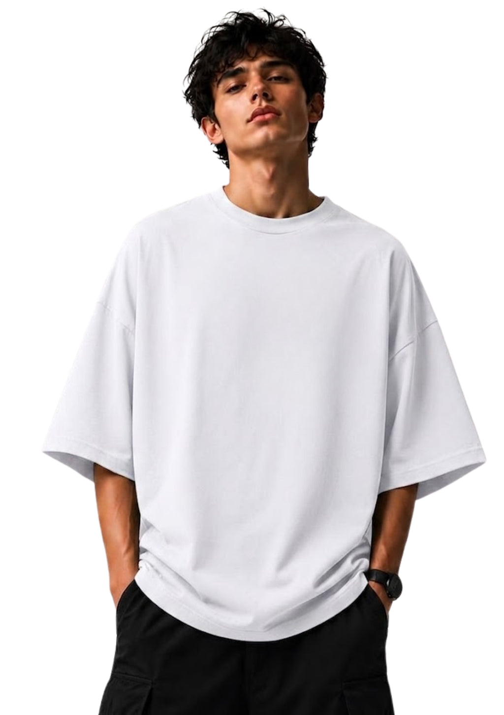 White Divine Ascension Oversized T-Shirt
