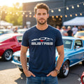Mustang Car Graphic T-Shirt for Men | Muscle Car Lover Premium Tee